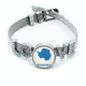 thumbnail image 1 of Azul Antartida ilustración mapa patrón Pulsera pulsera pulsera de cristal amor pulsera ajustable, 1 of 2