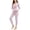 Purple, variant on QSXADF Women Thermal Nursing Underwears Maternity Pajama Solid Thermal Underwears Set Long Sleeve Maternity Nursing Sleepwear for Pregnancy Postpartum Women's Homewear Fall Winter Clothing Set