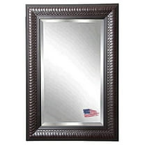 Rayne Mirrors Royal Mahogany Curve Beveled Wall Mirror