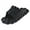 Black, variant on Womens Massage Bubble Slides Non Slip Spa Slippers Cushion Pillow Sandals