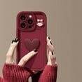 thumbnail image 3 of Wine Red Love Girl Phone Case, 3 of 5