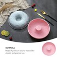 thumbnail image 3 of Pink Silicone Doughnut Mold for DIY Use Durable and Safe Perfect for Baking 1 Pc, 3 of 8