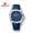 White shell + blue surface + blue tape, variant on Men's business waterproof wristwatch, men's grenade-style quartz watch, fashionable trendy watch, men's wearable watch