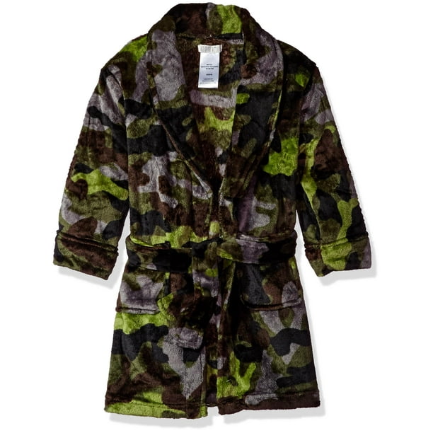 Boys camouflage dressing gown sales