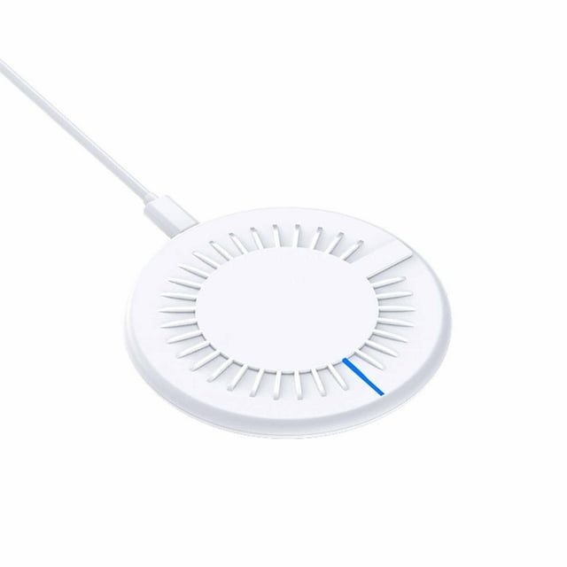 Chargeur de Téléphone, Bloc-Piles, Chargeur Sans Fil Portable, Base de Charge Sans Fil Rapide, Station Certifiée, Charge Sans Fil Max 15 W pour Téléphones Intelligents, Chargeur de Téléphone Sans Fil Portable