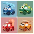 thumbnail image 1 of Educación Temprana, Juguete para Bebés de 1 Año, Coches Push and Go, Juguetes para Niños y Niñas de 1, 2, 3, 4, 5, 6 Años, Juego de Vehículos de Juguete con Fricción (4 Piezas de Juguete Pre, 1 of 5
