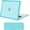 Turquoise, variant on MOSISO Compatible with MacBook Air 13 inch Case M5 2026 M4 2025 M3 M2 2024-2022 A3449 A3240 A3113 A2681, 2 in 1 Kit Crack-Resistant Hard Case with Soft TPU Bumper for MacBook Air 13.6