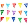 Triangle Plastic Mexican Banner- Multicolor …