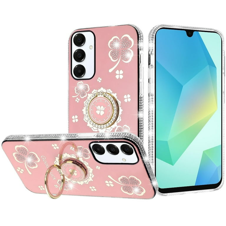 Designed for Samsung Galaxy A16 5G Diamonds Bling All Around Edges