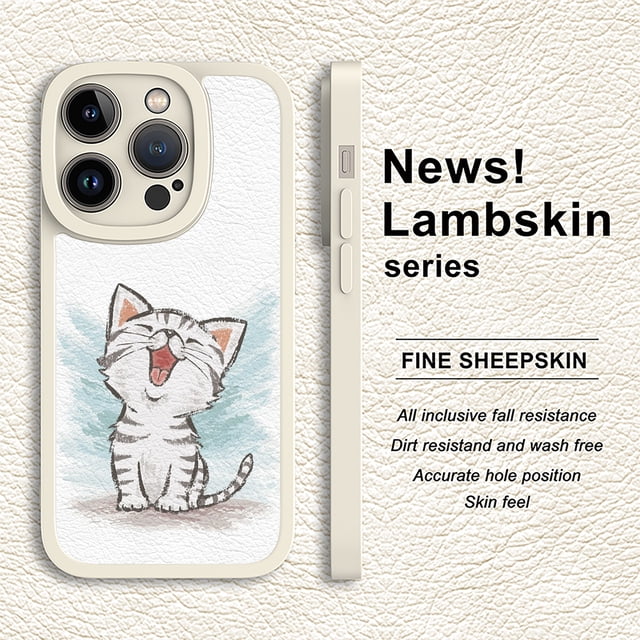 Moderno y protector: Funda de teléfono a prueba de golpes de goma TPU con estampado de dibujos animados creativos para la serie iPhone