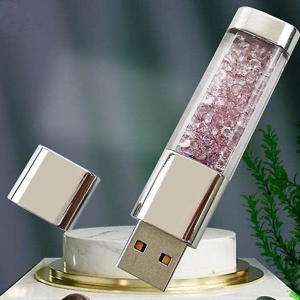 New Design Crystal Usb 2.0 3.0 Flash Drive Pen Drive 32gb 64gb 128gb U Disk Memory Stick Glass Flash Drive zhangyuxiang LED