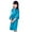 Blue, variant on KYAIGUO Baby Girls Satin Robe Kids Satin Bathrobe Toddle Soft Bath Sleepwear for Teenagers Summer Long Pajamas for Girls 2-14Y