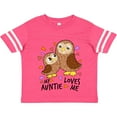 thumbnail image 3 of Inktastic My Auntie Loves Me Cute Owl Family Boys or Girls Toddler T-Shirt, 3 of 5