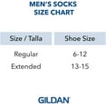 thumbnail image 4 of Gildan Men's Active Cotton Crew Socks, 10 Pairs, 4 of 5