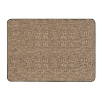 Skid-resistant Carpet Indoor Area Rug Floor Mat - Black Ripple - 5' X7' - Many Other Sizes to Choose From