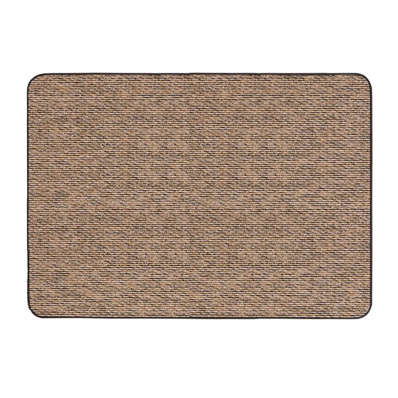 Skid-resistant Carpet Indoor Area Rug Floor Mat - Black Ripple - 5' X7' - Many Other Sizes to Choose From