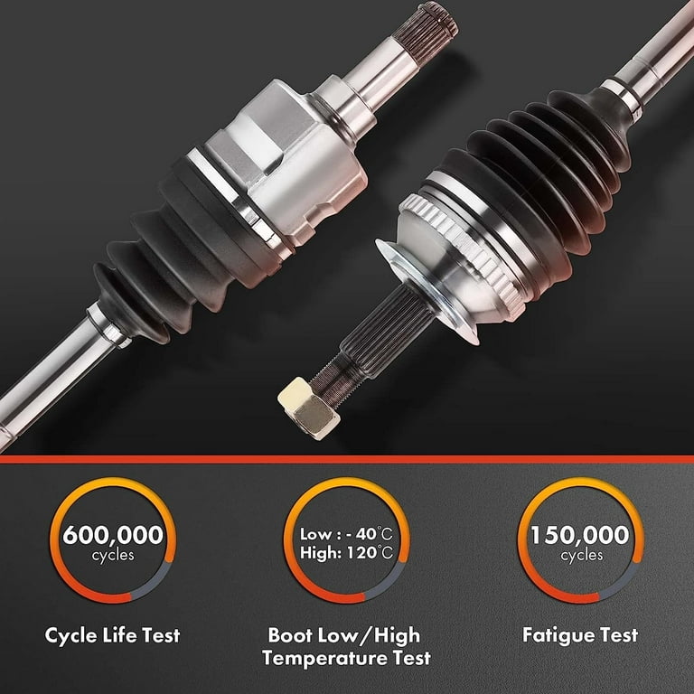 A-Premium Pair Of Rear CV Axle Shafts For Can-Am Outlander & Renegade (1000, 650, 800, 800R, 500 Models) 2007-2017 - Replaces #705500867