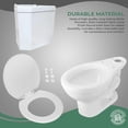 thumbnail image 5 of Corner Bathroom Toilet 2 Piece Round Dual Flush Watersense - ADA Porcelain Toilet Renovators Supply, 5 of 15