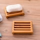 thumbnail image 2 of Jabonera de madera hecha a mano, se puede asfaltar, soporte para jabón anticorrosión y antihumedad, soporte cuadrado para jabón de madera de bambú, 2 of 5