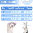 thumbnail image 2 of Cono ajustable para perros y gatos, collar de cono de gato de recuperación suave, collar protector para perros para cirugía de gatos y cachorros (elefante), 2 of 6