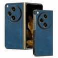 thumbnail image 5 of for OnePlus Open Luxury Case, PU Leather + PC Lightweight Slim Fit Anti-Scratch Classic Shockproof Protective Thin Phone Cover for OnePlus Open, Blue, 5 of 11