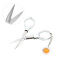 thumbnail image 3 of LHCER Stainless Steel Pocket Travel Folding Scissors Key Chain Fishing Scissor Thread Cutter , Pocket Scissors, 3 of 8
