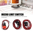 thumbnail image 3 of Micro Limit Switch Kit, 80cm 2 Pin Cable Simple Installation Micro Limit Switch NO 6 Pcs 5A Momentary Action  for CNC Router, 3 of 7