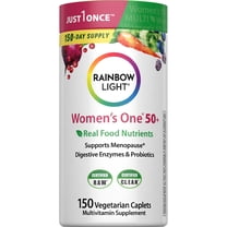 Women Multivitamin 50  with Vitamin C, D, Zinc & Probiotics | 150 Caplets | by Rainbow Light