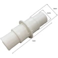 thumbnail image 4 of White Pool Hose Connector 32/32, 38/38, 32/38 for Floating Pool Pipes, 4 of 4