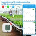 thumbnail image 2 of 2 piezas Bluetooth higrómetro termómetro, sensor de temperatura de humedad con exportación de datos compatible con ios Android, alarma, compatible con el hogar, guía Afortunado Sencillez, 2 of 4