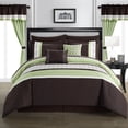 thumbnail image 3 of Katrein 20 Piece Comforter Set Color Block Geometric Embroidered Bed in a Bag Bedding, 3 of 10