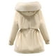 thumbnail image 4 of Chaquetas y abrigos casuales con capucha de manga larga para mujer, de longitud media, desmontables, de un solo uso, cortavientos de tres piezas, ropa de trabajo, chaqueta de algodón para mujer, 4 of 4