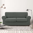 thumbnail image 2 of CHUN YI Housse de Canapé avec Housse de Coussin Séparée Extensible à Carreaux, 2 of 7