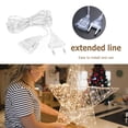 thumbnail image 3 of Cable de alimentación de extensión Cadena de luces LED para lámpara de guirnalda de Navidad para el hogar (B), 3 of 9