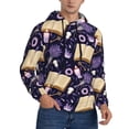 thumbnail image 2 of Sikiie Lavender Flowers Men's Hoodie, Essentials Hoodie, Sweatshirt, Pullover Hooded Sweatshirt for Men-Small, 2 of 7