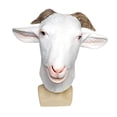 thumbnail image 4 of Máscara de cabeza de cabra, divertida máscara de animal de fantasía para espectáculos, disfraces y Halloween., 4 of 8