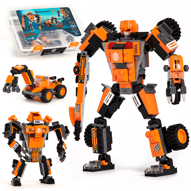 JitteryGit Robot STEM Building Toys for Boys Christmas Gifts for Kids