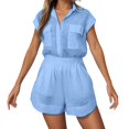 thumbnail image 3 of MAIHAN Theme Park Outfits for Women Summer Outfits for Women 2026 Shirt and Short Outfit Crewneck Tees Shorts Playwear Sets Comfortable Playwear Daily Wear, 3 of 7