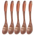 thumbnail image 4 of Soup Spoon, Long Handle 5pcs Kitchen Utensil  For Home For Kitchen Khaki,Black, 4 of 8