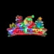 thumbnail image 2 of Decoraciones Navideñas Luminosas Colgante Multicolor Luz Led Santa/Feliz Navidad YANKON YK-NAV-FLUZ0201, 2 of 4