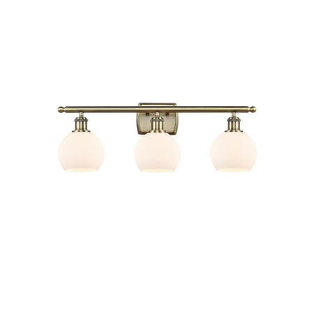 

Innovations Lighting 516-3W-10-26 Athens Vanity Athens 3 Light 26 Wide Vanity Light -