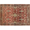thumbnail image 1 of Ahgly Company Machine Washable Indoor Rectangle Traditional Tomato Red Area Rugs, 5' x 7', 1 of 7