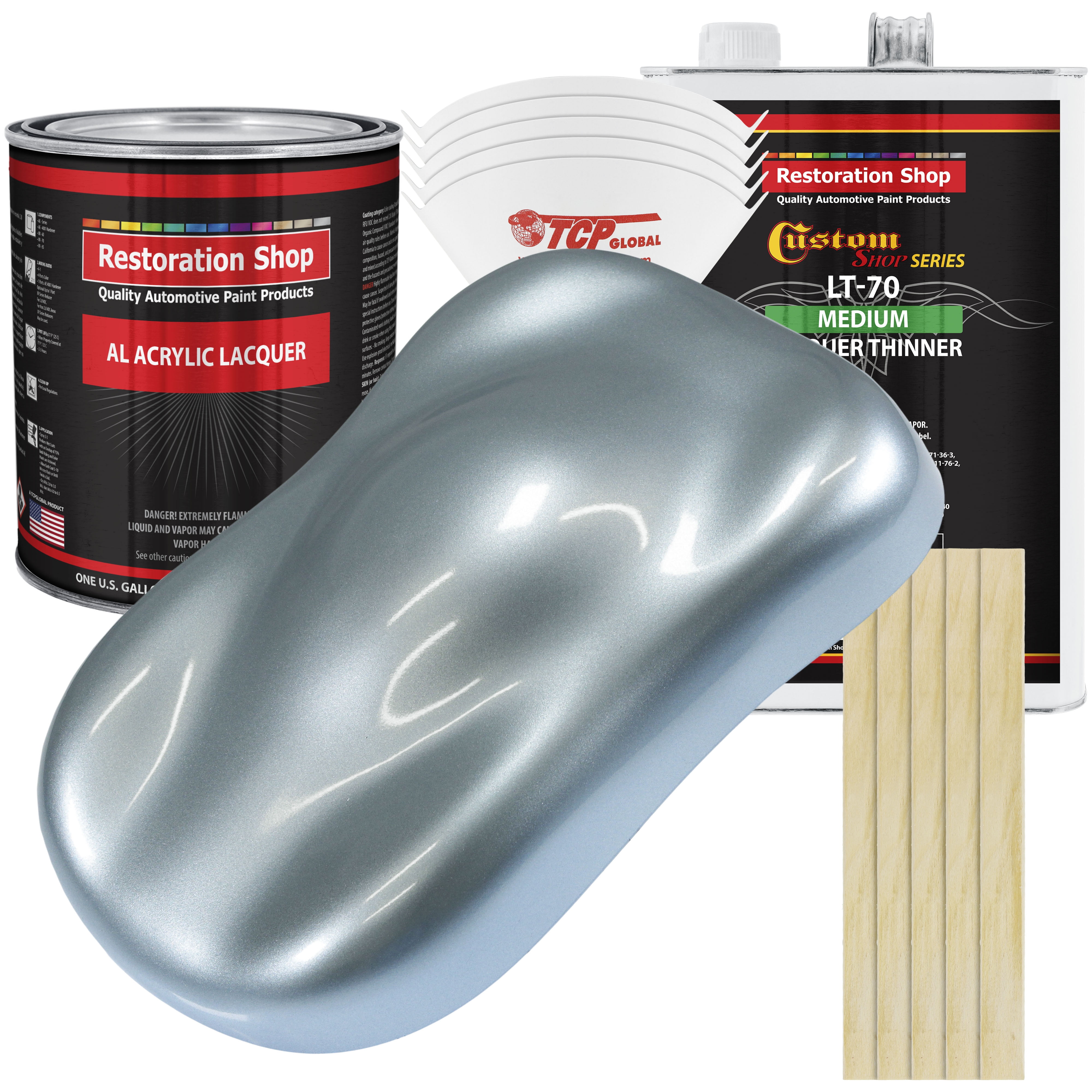 Restoration Shop Ice Blue Metallic Acrylic Lacquer Auto Paint