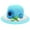 Blue, variant on Huowey Kids Sun Hat Wide Brim Summer Beach Hat For Boys Girls Toddler Outdoor Play Travel Lightweight Breathable