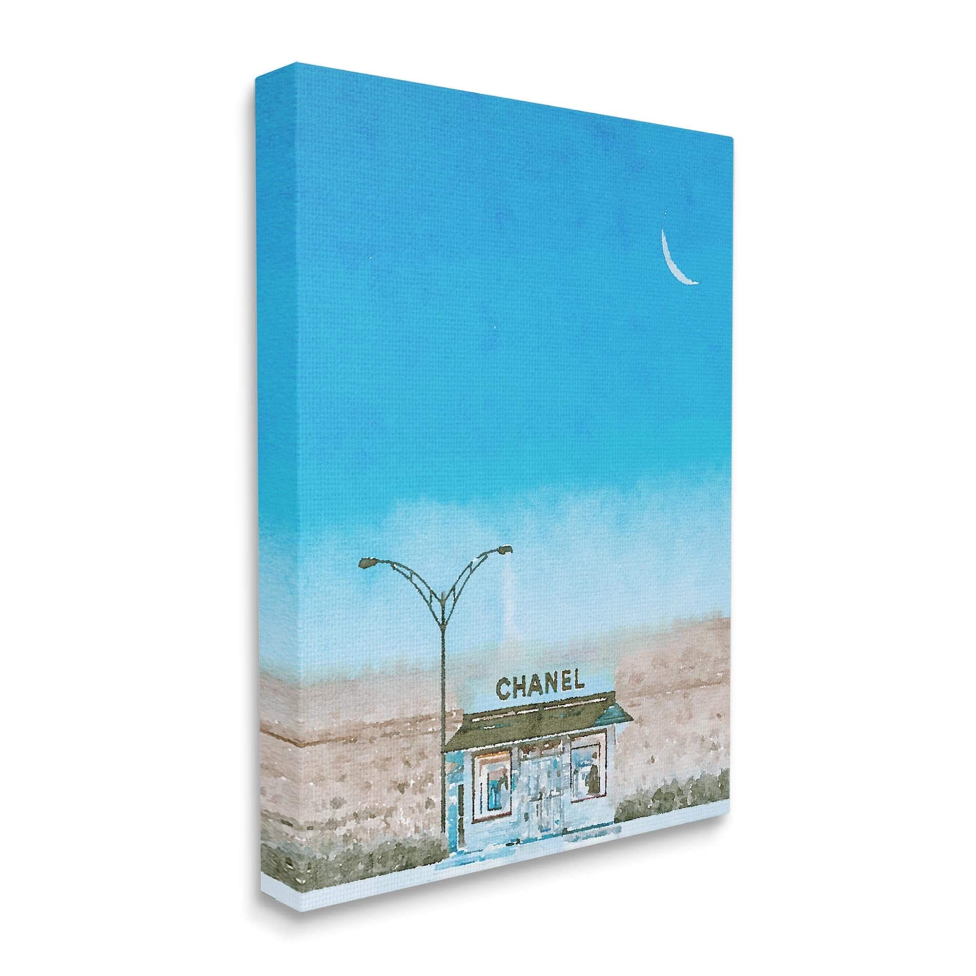 Stupell Glam Brand Storefront Rural Landscape Beauty & Fashion Painting Gallery Wrapped Canvas Print Wall Art