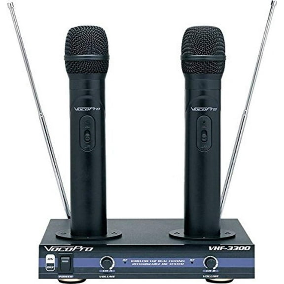 VocoPro VHF-3300 Rechargeable Wireless Microphone