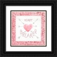 thumbnail image 1 of Shamp, Cindy 26x26 Black Ornate Wood Framed with Double Matting Museum Art Print Titled - Heart Breaker, 1 of 4