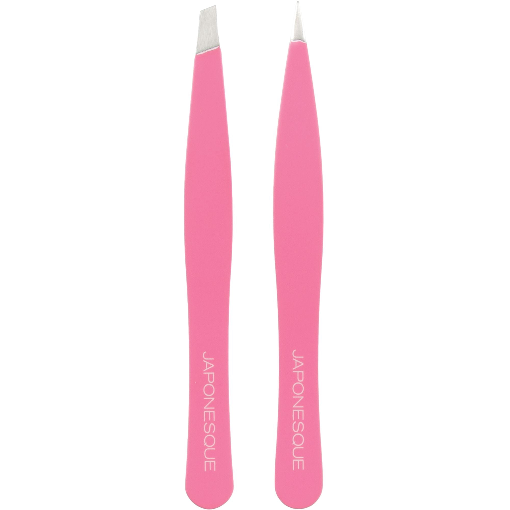 Japonesque Slant & Point Tweezers Soft Touch