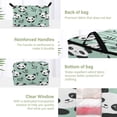 thumbnail image 3 of Foldable Clothes Storage Bags Clothes Organizer Bin with Clear Windows for Clothes Bedding Cute Pandas, 3 of 6