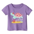 thumbnail image 3 of WOYY Big Girls Graphic T-Shirt Short Sleeve Crewneck T Shirt Summer Casual Tee Shirt, 3 of 3